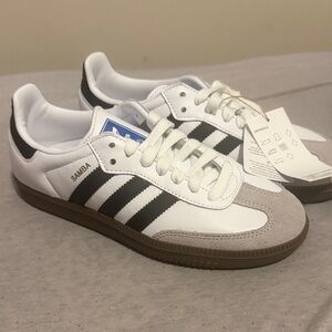 Adidas Samba White Black Sneakers